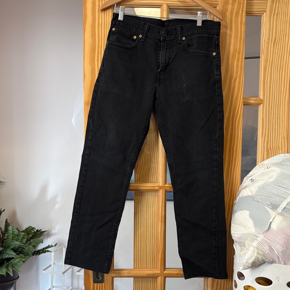 Levi's Men's Jet Black Skinny Jeans